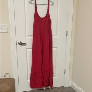 Torrid Red Super Soft Maxi Dress